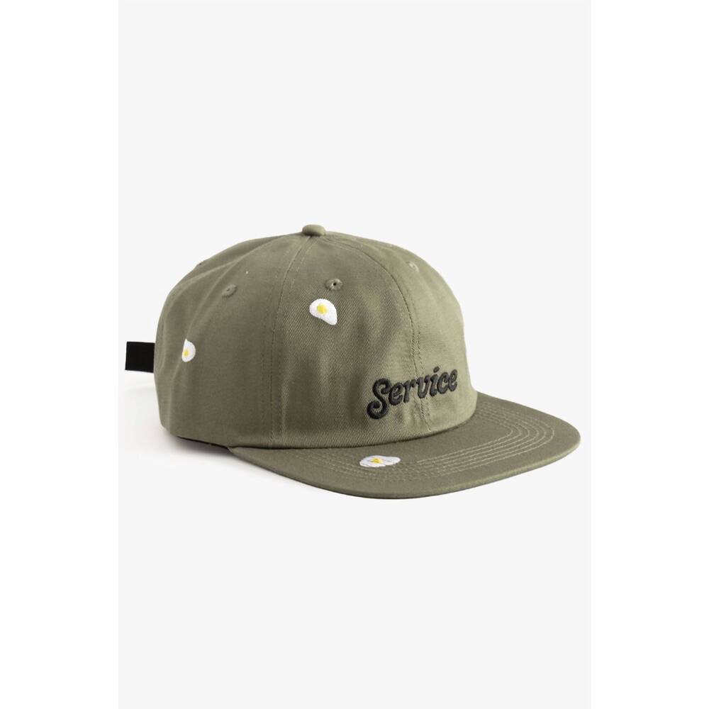 NEW SERVICE WORKS unisex fried egg cap in olive
